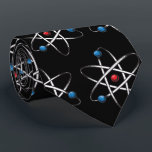 Black Molecule Atom Pattern Teacher Science Tie<br><div class="desc">This cute atom molecule pattern is great for the scientist,  teacher,  or science lover in your life.</div>