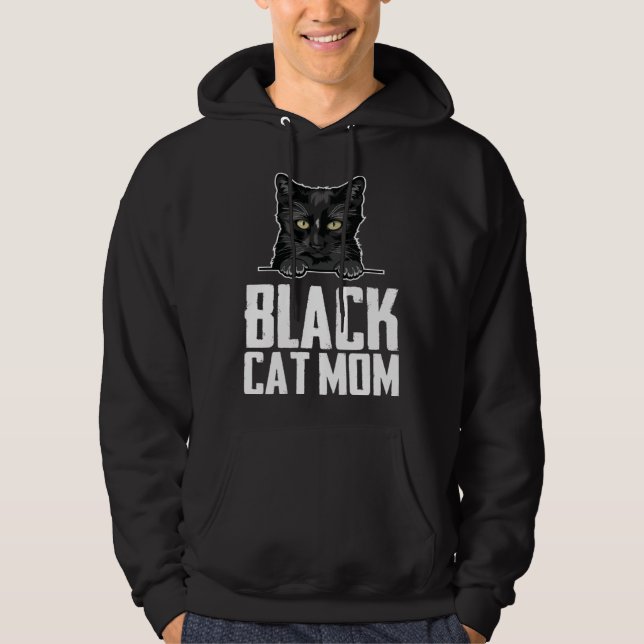 Black mom  Black kitten  Blacks  2 Hoodie (Front)