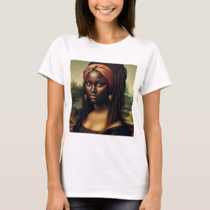 Black Mona Lisa: A Modern Reimagining T-Shirt