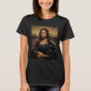 Black Mona Lisa Black History African Queen  T-Shirt