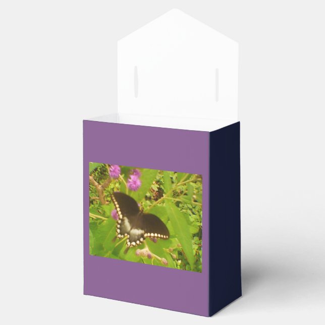 Black Monarch Gift Favour Box (Opened)