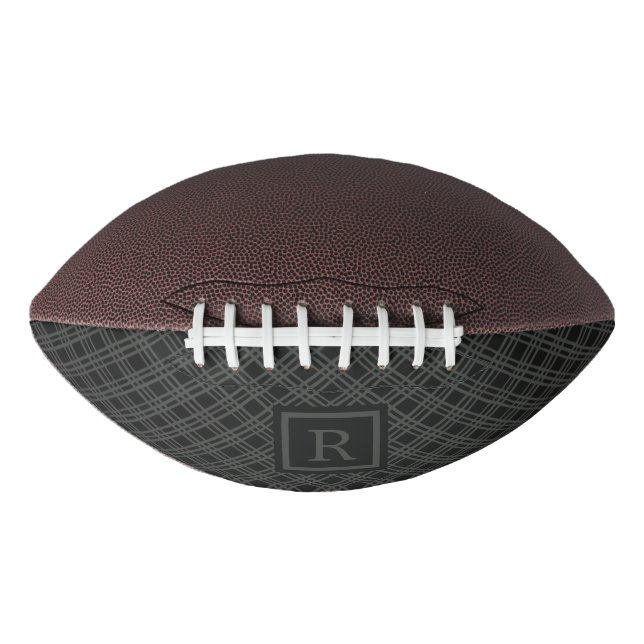 Black Monogram American Football (Front)