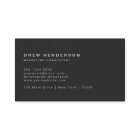 Black Monogram Minimalist Modern Professional 