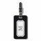 Black Monogram Travel Bag Tag Template