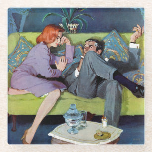 Black Monte's Last Raid Glass Coaster