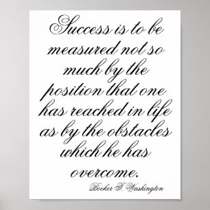 Black month Wall Inspiration, Motivational Quote,  Poster