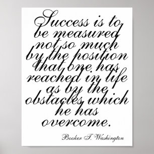 Black month Wall Inspiration, Motivational Quote,  Poster