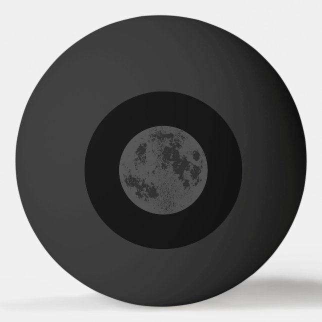 Black Moon Ping Pong Ball (Front)