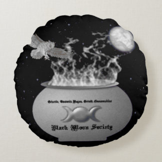 Black Moon Society Decorated Pillow