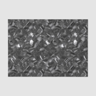 Black Moroccan Quatrefoil Pattern Tissue Paper