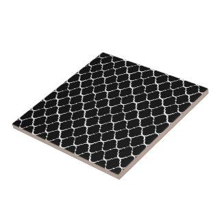Black Moroccan Style Tile