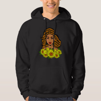 Black Mother Teacher Nurse Educated Sista Melanin  Hoodie