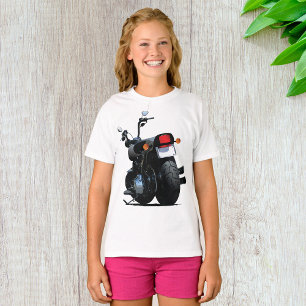 Black Motorcycle Girls T-Shirt