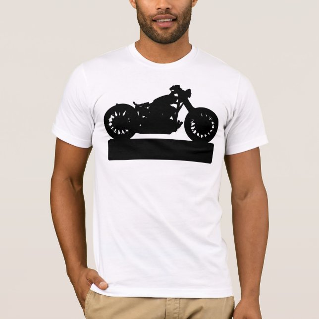 Black motorcycle T-Shirt (Front)
