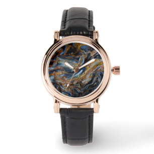 Black Mottled Pietersite Watch