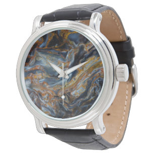 Black Mottled Pietersite Watch