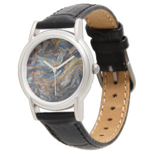 Black Mottled Pietersite Watch