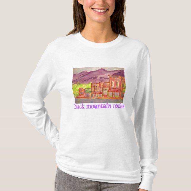black mountain rocks T-Shirt (Front)