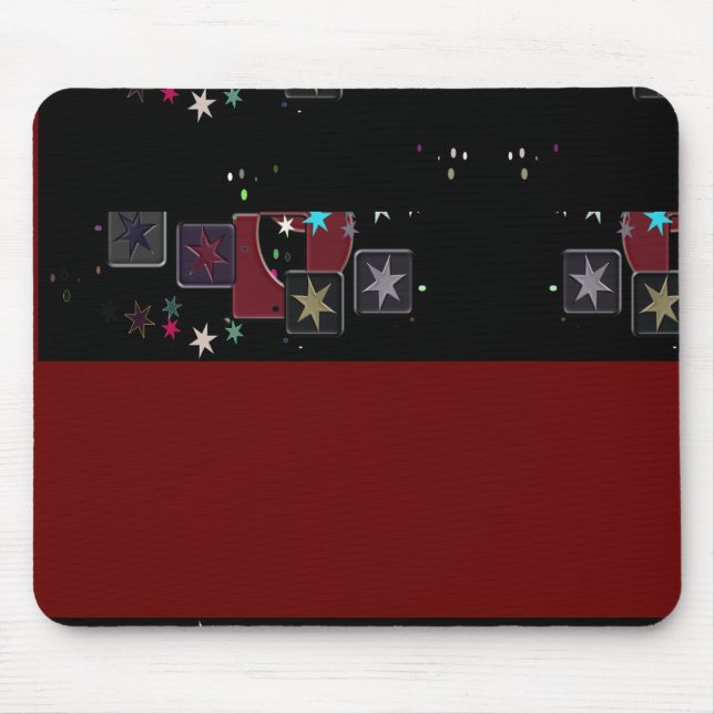 Black Mousepad Stars (Front)