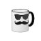 Black Moustache and Sunglasses Humour Gift