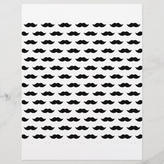 Black Moustache Background (Front)