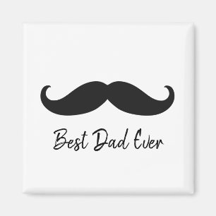 Black Moustache Magnet