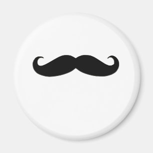 Black Moustache or Black Moustache for Fun Gifts Magnet