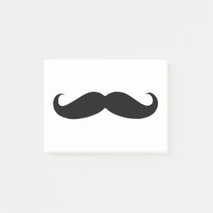 Black Moustache Post-it Notes