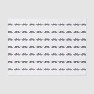 Black Moustache Tissue Paper