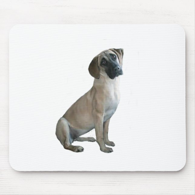 Black Mouth Cur #1 Mouse Mat (Front)