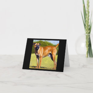 Black Mouth Cur Dog  Card