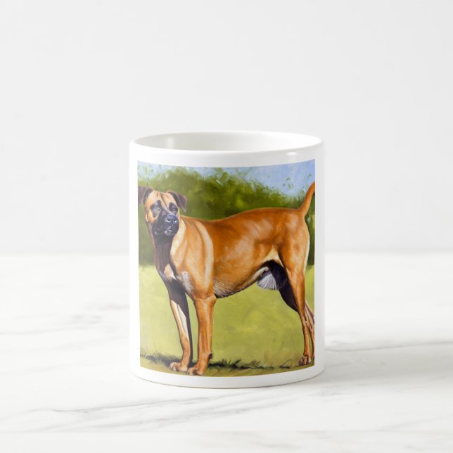 Black Mouth Cur Dog  Coffee Mug (Center)