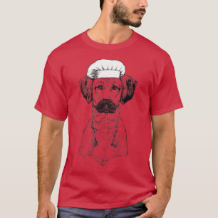 Black Mouth Cur Dog Cook Chef Funny Cooking T-Shirt