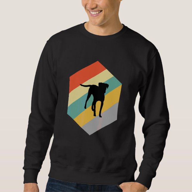 Black Mouth Cur Dog Sweatshirt (Front)