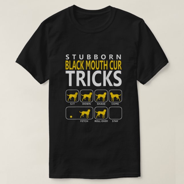 Black Mouth Cur Shirt  Black Mouth Cur Dog  (Design Front)