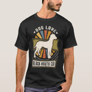 Black Mouth Cur Vintage Classic Retro Dog T-Shirt