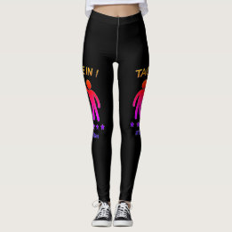Black Multicolored - Tag Me In Leggings