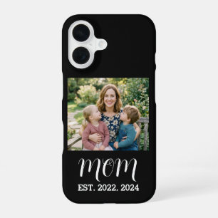 Black Mum Established Script iPhone / iPad case
