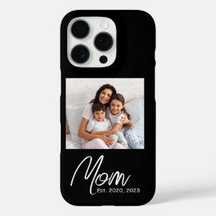 Black Mum Established Script Photo Case-Mate  iPhone 16 Pro Case