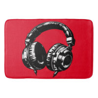 Black Music Headphones DJ 
