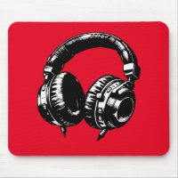 Black Music Headphones DJ 