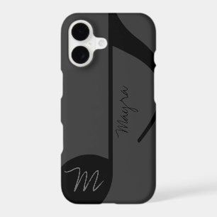 black music-note personalised