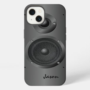 Black Music Sound Speaker iPhone 13 Case