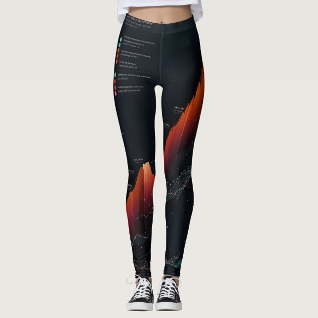 black music starry sky leggings (Front)