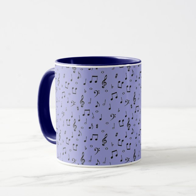 Black Musical  Mug (Front Left)