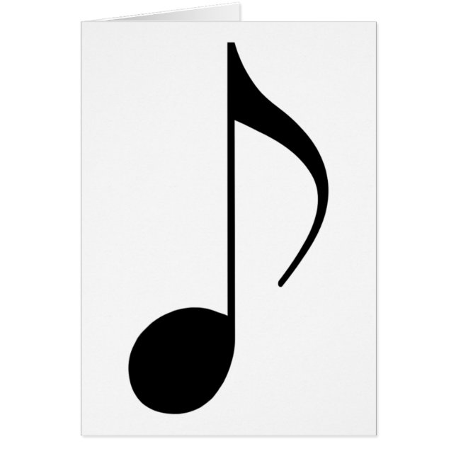 black musical-note (Front)