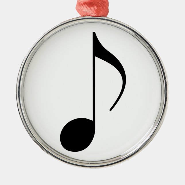 black musical-note metal tree decoration (Front)