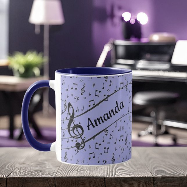 Black Musical personalised Coffee Mug (Creator Uploaded)