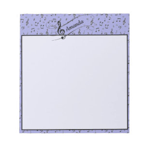 Black Musical personalised  Notepad