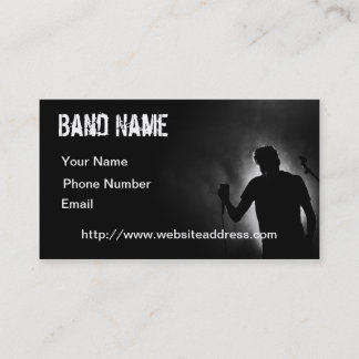 Black Musician Business Card
